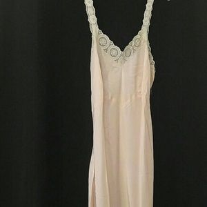 Vintage 40's PINK Juliana Slip Gown 34